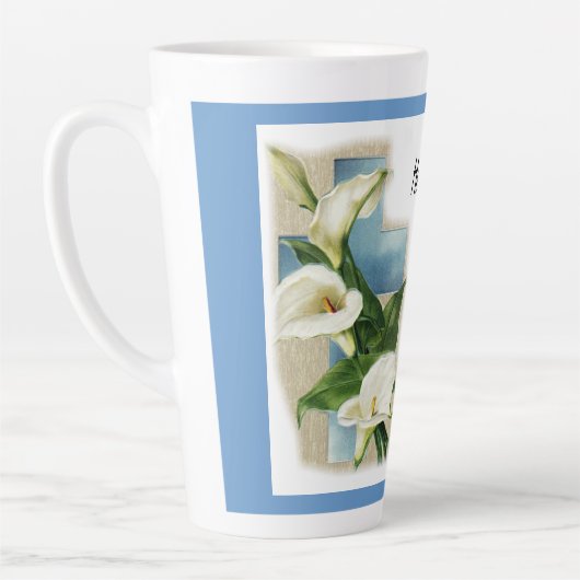 Inspirerend dat hij me waardig maakte latte mok (Links)