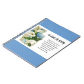 Inspirerend dat hij me waardig maakte notitieboek (Linkerzijde)