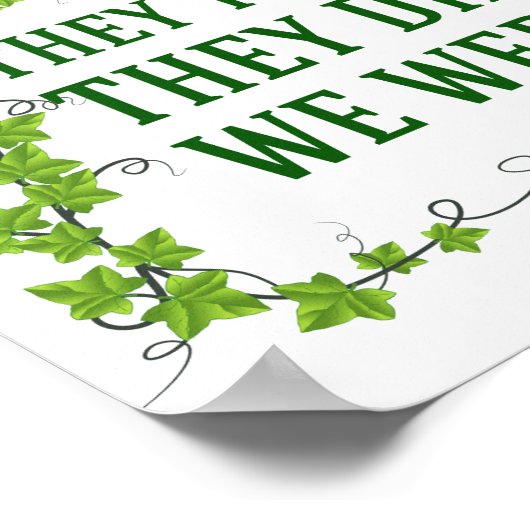 Inspirerend dat wij het zaadcitaat waren poster (Hoek)