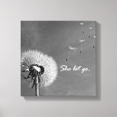 Inspirerend dat ze een prijsopgave met Dandelion l Canvas Afdruk (Voorkant)