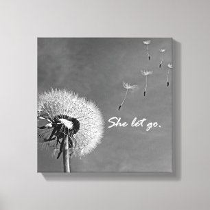 Inspirerend dat ze een prijsopgave met Dandelion l Canvas Afdruk