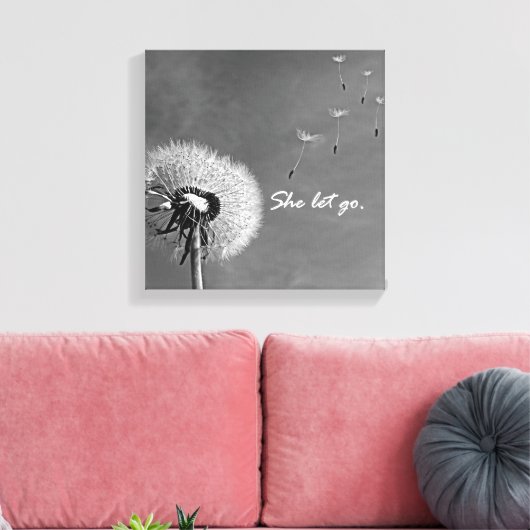 Inspirerend dat ze een prijsopgave met Dandelion l Canvas Afdruk (Insitu (Woonkamer))