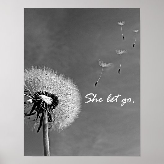 Inspirerend dat ze een prijsopgave met Dandelion l Poster (Voorkant)