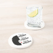 Inspirerend dat ze een zandsteen Onderzetter is (Zijkant)