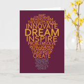 Inspirerend de douanewenskaarten van de Gloeilamp Kaart (Gele Bloem)