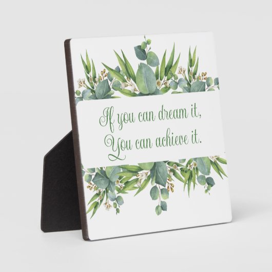 Inspirerend decoratieve kunstplak fotoplaat (Voorkant)