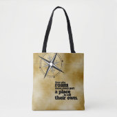Inspirerend degenen die roamen ... tote bag (Voorkant)