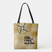 Inspirerend degenen die roamen ... tote bag (Achterkant)
