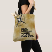 Inspirerend degenen die roamen ... tote bag (Dichtbij)