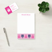 Inspirerend denken buiten de doos roze post-it® notes
