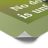 Inspirerend desiderata-prijsopgave met vlinder poster (Hoek)