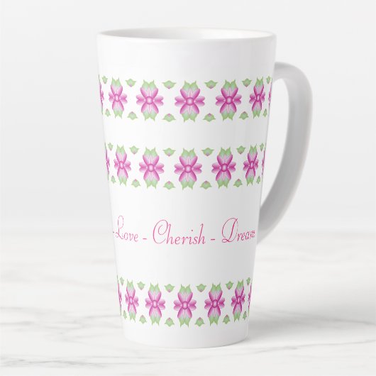 Inspirerend Designer Latte Mok (Rechterhoek)