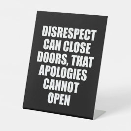 Inspirerend Desk Sign Pedestal Sign Reclamebord Met Voetstuk