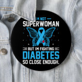 Inspirerend diabetesbewustzijn/ondersteuning ronde button 6,0 cm (In situ)