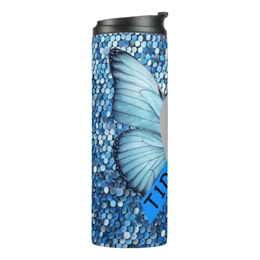 Inspirerend diabetesbewustzijn/ondersteuning thermosbeker (Gedraaid links)