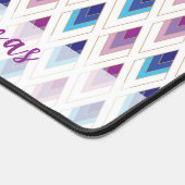 Inspirerend diamantpatroon bureaumat (Hoek)
