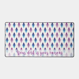 Inspirerend diamantpatroon bureaumat