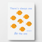 Inspirerend docent Motto of Gezegde klaslokaal Fotoplaat (voorkant)