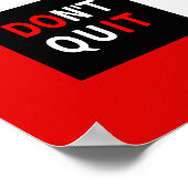 Inspirerend doe het motivatie citaat poster (Hoek)