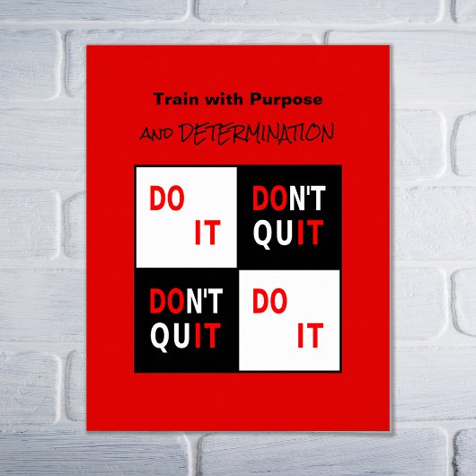 Inspirerend doe het motivatie citaat poster