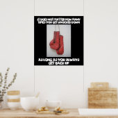 Inspirerend doek poster (Keuken)