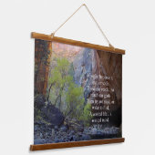 Inspirerend doelstellingen hangend wandkleed (Gebogen)