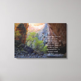 Inspirerend Doelstellingen instellen Canvas Afdruk