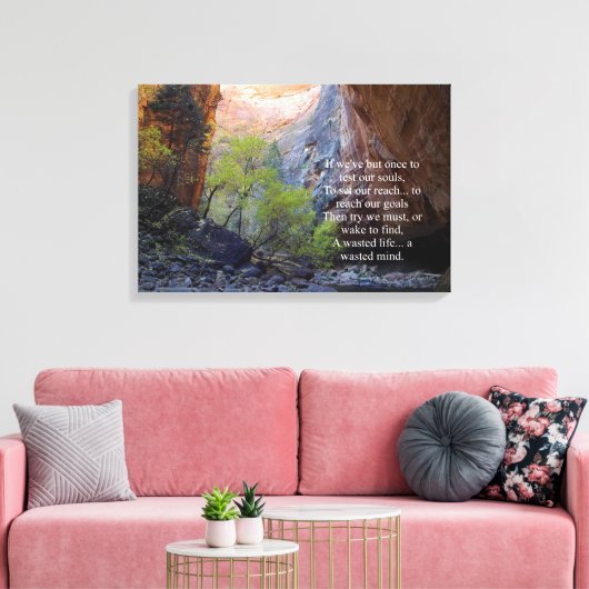 Inspirerend Doelstellingen instellen Canvas Afdruk (Insitu (Woonkamer))