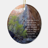 Inspirerend Doelstellingen instellen Keramisch Ornament (Links)