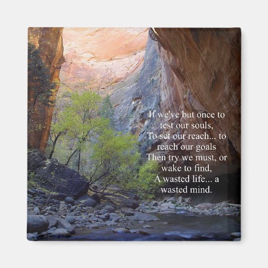 Inspirerend Doelstellingen instellen Magneet (Voorkant)