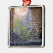 Inspirerend Doelstellingen instellen Metalen Ornament (Links)