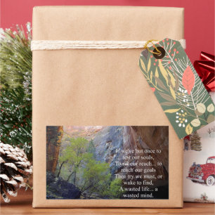 Inspirerend Doelstellingen instellen Rechthoekige Sticker