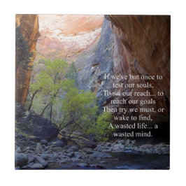 Inspirerend Doelstellingen instellen Tegeltje