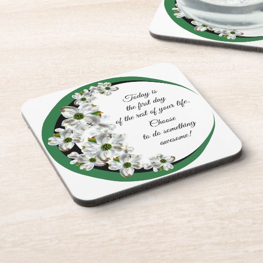 Inspirerend Dogwood Plastic Onderzetters (set van  (Linkerzijde)