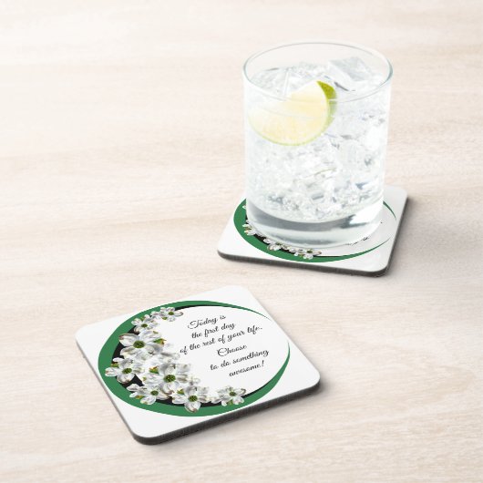 Inspirerend Dogwood Plastic Onderzetters (set van  (Rechterzijde)