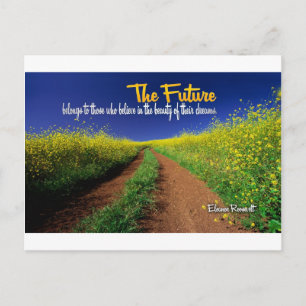 Inspirerend Dream Quote - Eleanor Roosevelt Briefkaart