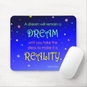 Inspirerend Dream Quote Mousepad Muismat (Met muis)