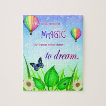 Inspirerend Dream Quote Puzzel met geschenkdoos