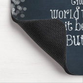 Inspirerend driepijlervlinder Citaat Muismat (Hoek)