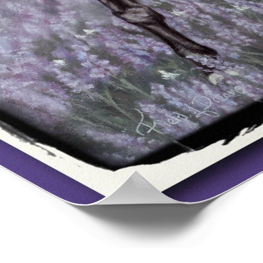 Inspirerend droomveld poster (Hoek)