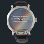 Inspirerend drugsverslaving Sober Recovery Quote Horloge<br><div class="desc">Herstel is als een storm. Laat de regen je niet neerhalen. De regenboog komt eraan. Een motivatie drugsverslaafdenrecuperatie citeert een cadeau voor nuchterheid met een mooi inspirerend regenboogafbeelding. Grote polshorloge voor een rehab-inrichting of een soberhuisarbeider of ingezetene.</div>