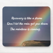 Inspirerend drugsverslavingsbeleid Regenboog Muismat (Voorkant)