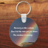 Inspirerend drugsverslavingsbeleid Regenboog Sleutelhanger (Voorkant)