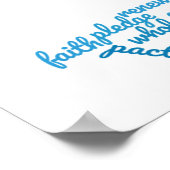 Inspirerend Elegant Dove of Peace Label Cloud Poster (Hoek)