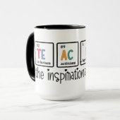 Inspirerend element voor docenten mok (Voorkant links)