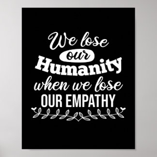 Inspirerend empathiequote poster