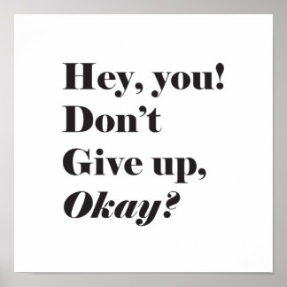 Inspirerend en aanmoedigend Poster van citaten