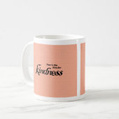 Inspirerend en kleurrijke Kindness Coffee mok (Voorkant links)