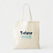 Inspirerend en kleurrijke offertes tote bag (Voorkant)