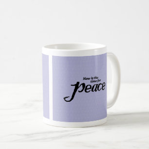 Inspirerend en kleurrijke Peace Coffee mok